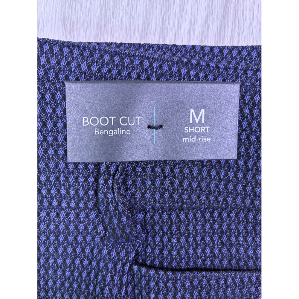 Maurices Boot Cut Mid Rise‎ Bengaline Pants Women's Medium Navy - Picture 4 of 12